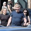 Gordon Ramsay se relaxe avec sa femme Tana Ramsay et ses enfants Matilda et Oscar à la plage sous le soleil de Malibu à Los Angeles, le 9 juin 2019