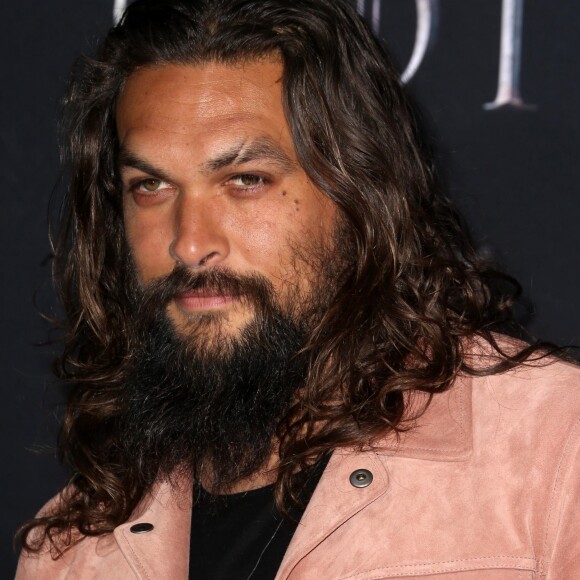 Jason Momoa à la première de la saison 8 de "Game of Thrones" au Radio City Music Hall à New York, le 3 avril 2019.