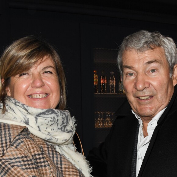 Exclusif - Martin Lamotte et sa nouvelle compagne - Générale de la pièce "Groenland" avec Géraldine Danon au théâtre "La Scala" à Paris le 8 novembre 2019. © Coadic Guirec/Bestimage