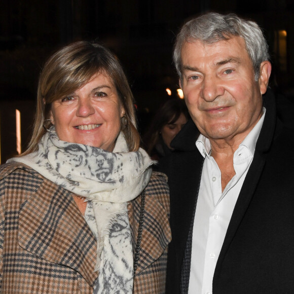 Exclusif - Martin Lamotte et sa nouvelle compagne - Générale de la pièce "Groenland" avec Géraldine Danon au théâtre "La Scala" à Paris le 8 novembre 2019. © Coadic Guirec/Bestimage