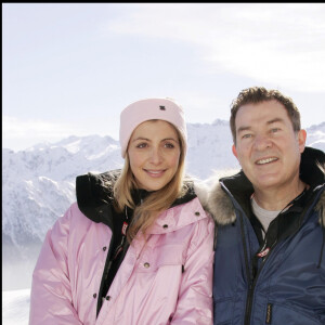 Karine Belly et Martin Lamotte lors de la clôture du 8e Festival international du film de Luchon le 4 février 2006.