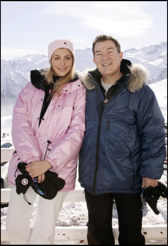 Karine Belly et Martin Lamotte lors de la clôture du 8e Festival international du film de Luchon le 4 février 2006.