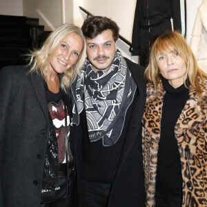 Exclusif - Liliane Jossua (à gauche) et Axelle Laffont (à droite) au cocktail pour le lancement du Pop-up exclusif des vêtements pour femme P.A.R.O.S.H. au Montaigne Market à Paris le 19 novembre 2019. © Marc Ausset-Lacroix/Bestimage