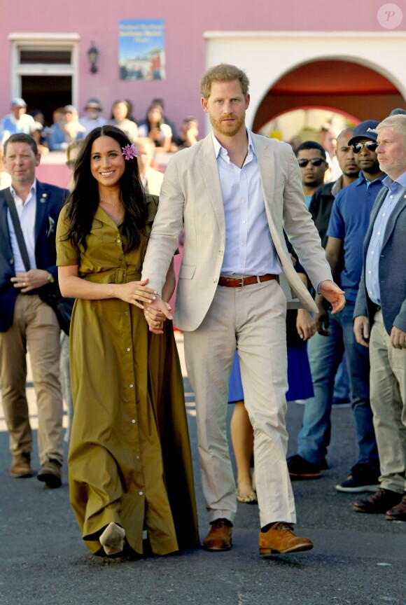 Le prince Harry, duc de Sussex, et Meghan Markle, duchesse de Sussex, en visite à Bo Kaap à Cape Town, Afrique du Sud. Le 24 septembre 2019 On september 24th 2019. The Duke and Duchess of Sussex visit the Bo Kaap area of Cape Town to mark Heritage Day, a celebration of the great diversity of cultures, beliefs and traditions in South Africa, on day two of their tour of Africa.24/09/2019 - Cape Town