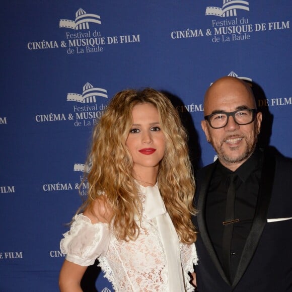 Pascal Obispo et sa femme Julie Hantson - Cérémonie de clôture de la 4ème édition le Festival du Cinéma et Musique de Film de La Baule le 12 novembre 2017. © Rachid Bellak/Bestimage