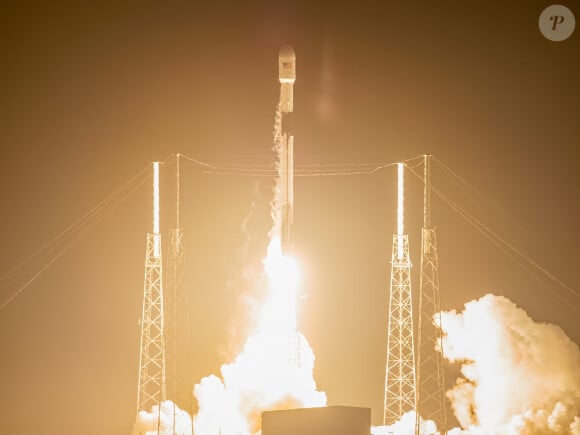 Lancement de la fusée Falcon 9 de SpaceX à Cape Canaveral le 21 février 2019 à Cape Canaveral