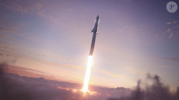 Elon Musk, le patron de Tesla et de Space X à dévoilé des images de sa navette spatial BFR qui emmenera des clients vers la Lune le 20 septembre 2018.