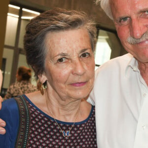 Exclusif - Yann Arthus-Bertrand et son épouse Anne - Vernisage de l'exposition, Yann Arthus-Bertrand "LEGACY - L'héritage que nous laissons à nos enfants" sur le toit de la Grande Arche à Paris le 27 juin 2019. © Coadic Guirec/Bestimage