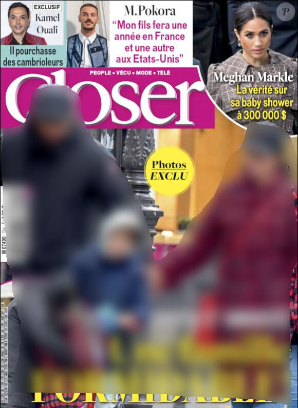 Couverture du magazine Closer du 22 novembre.