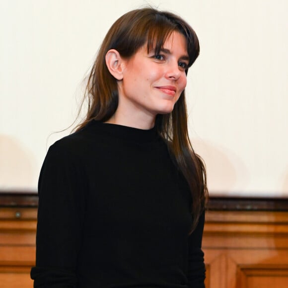 Charlotte Casiraghi présidait le 22 novembre 2019 à la remise des prix du concours d'écriture Jeunesse et Francophonie de la Fondation Saint-Exupéry pour la Jeunesse à la Maison des Océans à Paris. © Coadic Guirec / Bestimage