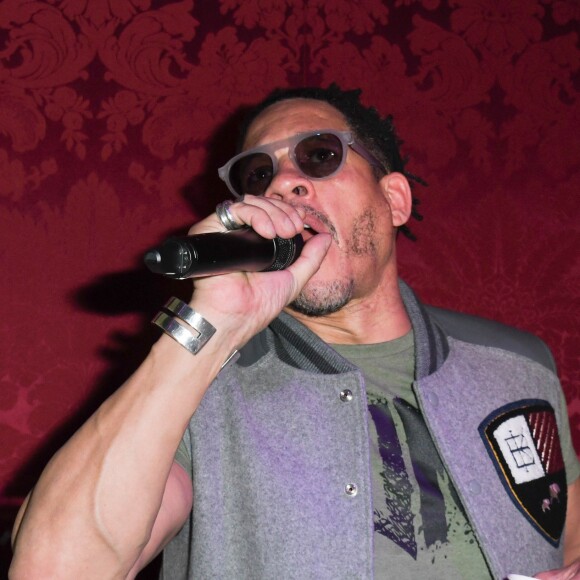 JoeyStarr - Soirée du 10ème anniversaire de l'agence audiovisiuelle "Flair production" à l'hôtel "Le Marois" à Paris le 28 mars 2019. © Coadic Guirec/Bestimage