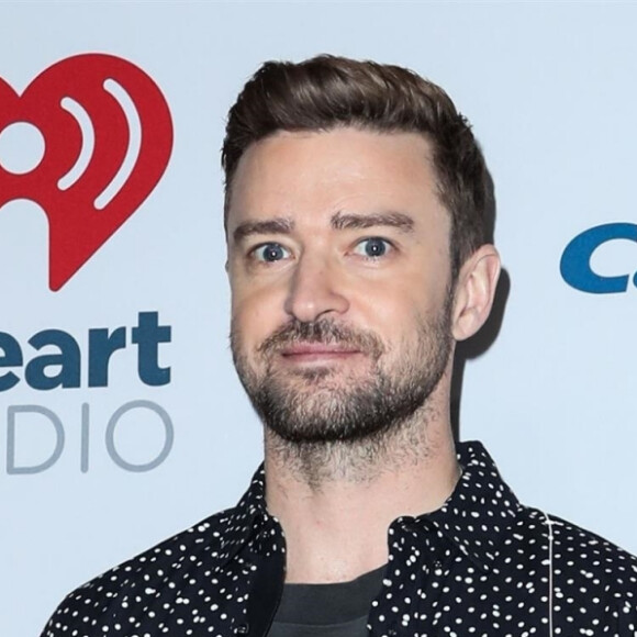 Justin Timberlake au photocall de la soirée "iHeart Radio Music Festival" à la T-Mobile Arena à Las Vegas, le 22 septembre 2018.