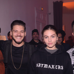 Exclusif - Slimane, Rayane Bensetti, Thylane Blondeau et Kendji Girac assistent au lancement de la collection "Artmakers" d'Eleven Paris aux Salons Hoche à Paris le 27 novembre 2019. © Rachid Bellak/Bestimage