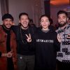 Exclusif - Slimane, Rayane Bensetti, Thylane Blondeau et Kendji Girac assistent au lancement de la collection "Artmakers" d'Eleven Paris aux Salons Hoche à Paris le 27 novembre 2019. © Rachid Bellak/Bestimage