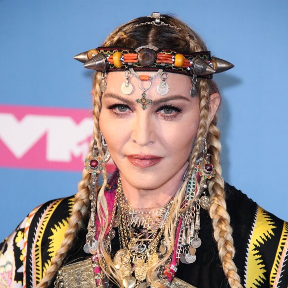 Madonna - Les célébrités assistent aux MTV Video Music Awards à New York, le 20 août 2018.