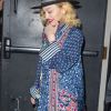Madonna aperçue à la sortie de son show à New York, le 18 septembre 2019.