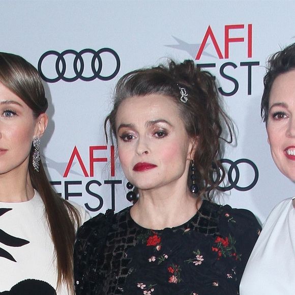 Helena Bonham Carter, Erin Doherty, Olivia Colman - Soirée de présentation de la saison 3 de la série "The Crown" dans le cadre du AFI FEST 2019 au TCL Chinese Theatre à Hollywood, Los Angeles, le 16 novembre 2019.