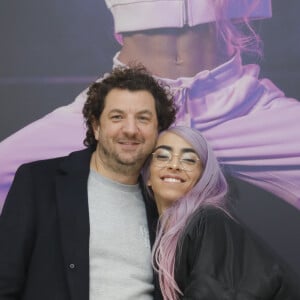 Sébastien Bismuth (président de Jennyfer), Bilal Hassani à la soirée de lancement de la collection "Bilal Hassani x D.C.M. Jennyfer" à la galerie Jospeh à Paris, le 28 novembre 2019. © Christophe Clovis/Bestimage