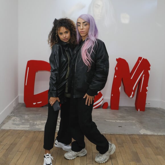 Paola Locatelli, Bilal Hassani à la soirée de lancement de la collection "Bilal Hassani x D.C.M. Jennyfer" à la galerie Jospeh à Paris, le 28 novembre 2019. © Christophe Clovis/Bestimage