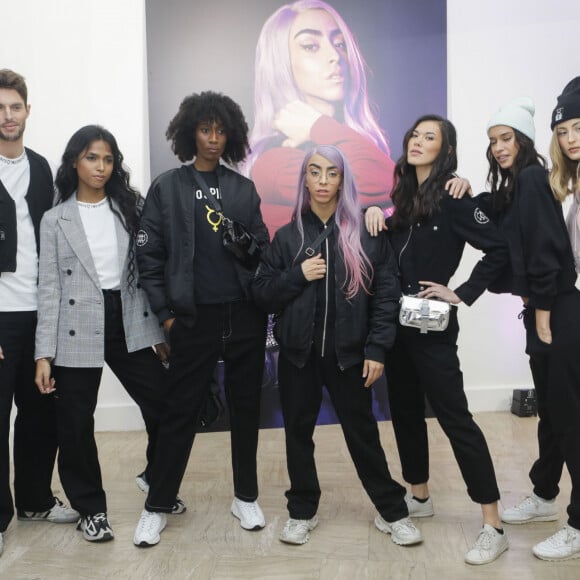 Bilal Hassani à la soirée de lancement de la collection "Bilal Hassani x D.C.M. Jennyfer" à la galerie Jospeh à Paris, le 28 novembre 2019. © Christophe Clovis/Bestimage