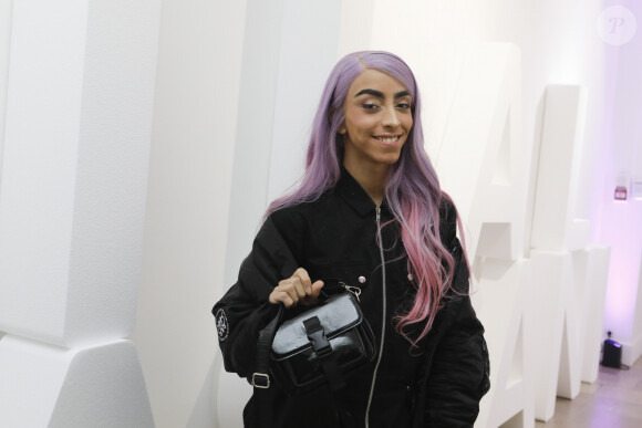 Bilal Hassani à la soirée de lancement de la collection "Bilal Hassani x D.C.M. Jennyfer" à la galerie Jospeh à Paris, le 28 novembre 2019. © Christophe Clovis/Bestimage