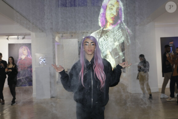 Bilal Hassani à la soirée de lancement de la collection "Bilal Hassani x D.C.M. Jennyfer" à la galerie Jospeh à Paris, le 28 novembre 2019. © Christophe Clovis/Bestimage