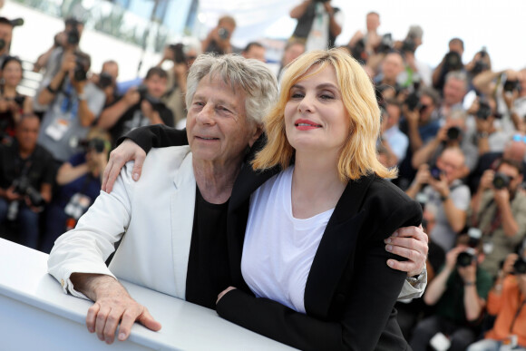 Roman Polanski avec sa femme Emmanuelle Seigner au photocall de "D'Après Une Histoire Vraie" lors du 70ème Festival International du Film de Cannes, le 27 mai 2017. © Borde-Jacovides-Moreau/Bestimage