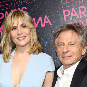 Roman Polanski et Emmanuelle Seigner - Premiere du film "La Venus a la fourrure" à l'occasion de l'ouverture du festival Paris cinema à Paris le 27 juin 2013.
