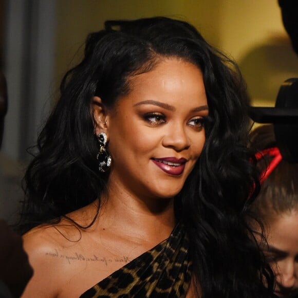 Rihanna lors du lancement de son livre au musée Solomon R. Guggenheim à New York, le 11 octobre 2019.