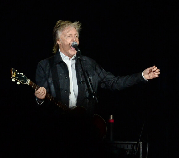 Paul McCartney en concert à Sao Paulo au Brésil le 26 mars 2019.