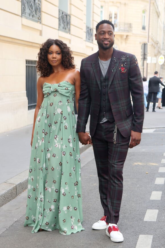 Dwayne Wade et sa femme Gabrielle Union - Arrivées au défilé de mode Valentino Hommes printemps-été 2018 à Paris, le 21 juin 2017. © CVS/Veeren/Bestimage