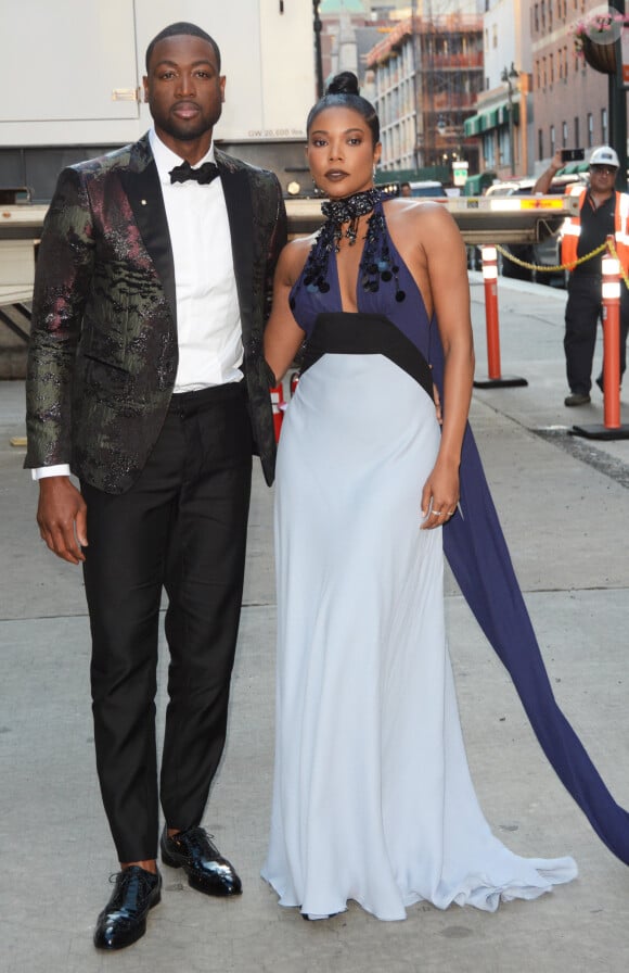 Dwayne Wade et sa femme Gabrielle Union au 7ème gala annuel Amfar à New York, le 9 juin 2016.