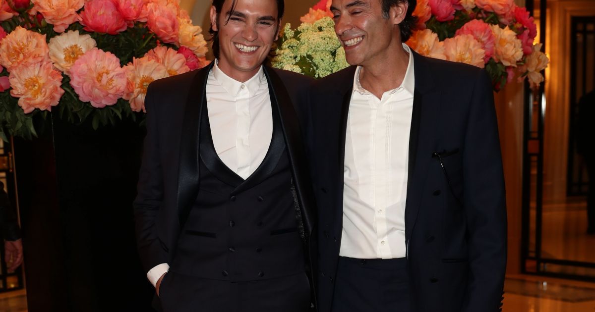 Exclusif - Anthony Delon avec son frère Alain-Fabien Delon au cocktail