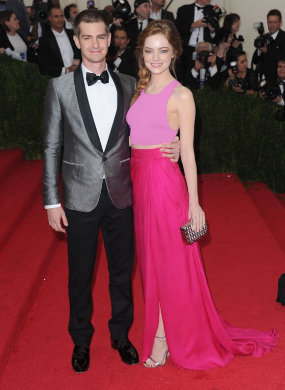 Emma Stone et Andrew Garfield - Soirée du Met Ball / Costume Institute Gala 2014: "Charles James: Beyond Fashion" à New York, le 5 mai 2014.