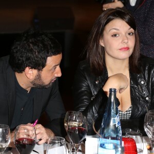 Exclusif - Cyril Hanouna et sa compagne Emilie à l'Hôtel de Ville de Paris le 10 décembre 2013.