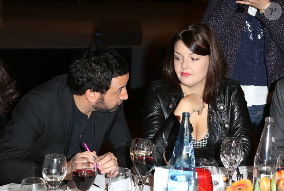 Exclusif - Cyril Hanouna et sa compagne Emilie - Soiree annuelle de la FIDH (Federation Internationale des Droits de l'homme) et 65eme anniversaire de la Declaration universelle des Droits de l'Homme a l'Hotel de Ville de Paris le 10 decembre 2013.