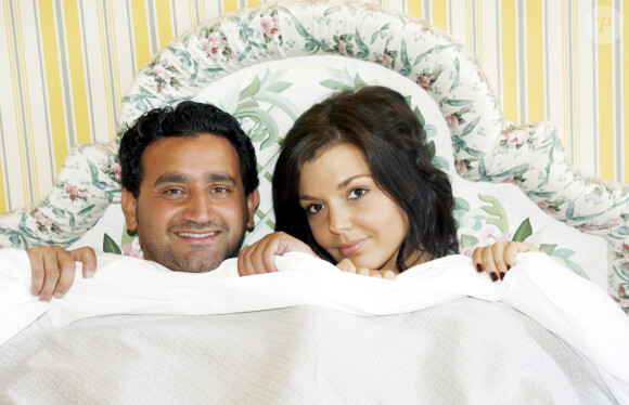 Cyril Hanouna et sa compagne Emilie à San Remo le 14/07/2007