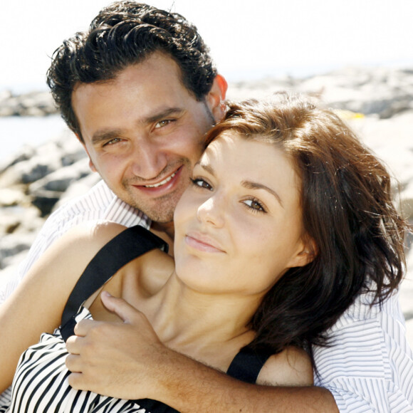 Cyril Hanouna et sa compagne Emilie le 14/07/2007 à San Remo