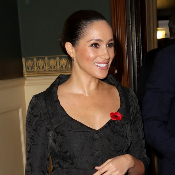 Meghan Markle, duchesse de Sussex - La famille royale assiste au Royal British Legion Festival of Remembrance au Royal Albert Hall à Kensington, Londres, le 9 novembre 2019.