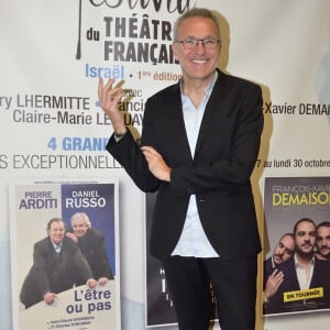 Laurent Ruquier lors de la 3ème soirée du 1er festival du théâtre français organisé par S. Suissa, avec la pièce "Horowitz, le pianiste du siècle" au théâtre Beit HaChayal, à Tel Aviv, Israël, le dimanche 29 octobre 2017. © Erez Lichtfeld/Bestimage