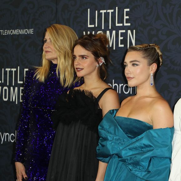 Laura Dern, Emma Watson, Florence Pugh, Eliza Scanlen et Saoirse Ronan - Les célébrités lors de l'avant-première du film 'Les Filles du docteur March' au MoMa à New York, le 7 décembre 2019.