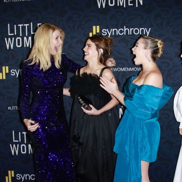 Laura Dern, Emma Watson, Florence Pugh, Eliza Scanlen, Saoirse Ronan - Les célébrités lors de l'avant-première du film 'Les Filles du docteur March' au MoMa à New York, le 7 décembre 2019.