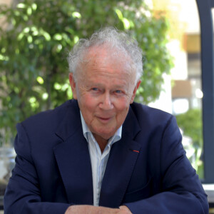 Exclusif - Philippe Bouvard pose à Cannes le 11 juillet 2018.