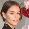 Kaia Gerber assiste au lancement des nouvelles boucles d'oreilles de la marque Inamorata. Décembre 2019.