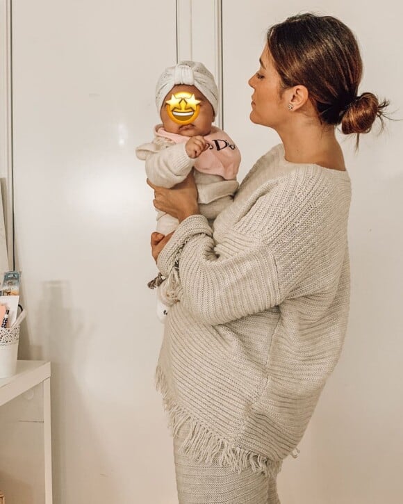 Anaïs Camizuli et sa fille Kessi sur Instagram, le 7 décembre 2019