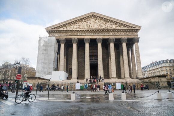 Illustration - Messe en hommage à Johnny Hallyday en l'église La Madeleine à Paris, deux ans après sa mort. Le 9 décembre 2019 © Tiziano Da Silva / Bestimage