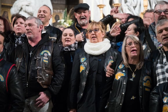 Illustration - Messe en hommage à Johnny Hallyday en l'église La Madeleine à Paris, deux ans après sa mort. Le 9 décembre 2019 © Tiziano Da Silva / Bestimage