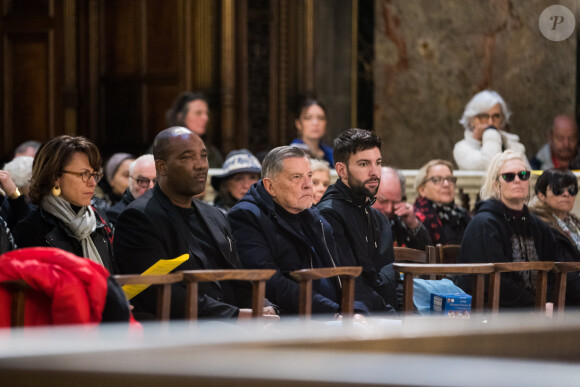 Jean-Claude Camus - Messe en hommage à Johnny Hallyday en l'église La Madeleine à Paris, deux ans après sa mort. Le 9 décembre 2019 © Tiziano Da Silva / Bestimage
