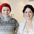 Exclusif - Michael Cera et Alia Shawkat les comediens de la serie "Arrested Developpment" en 2013 à Stockholm.