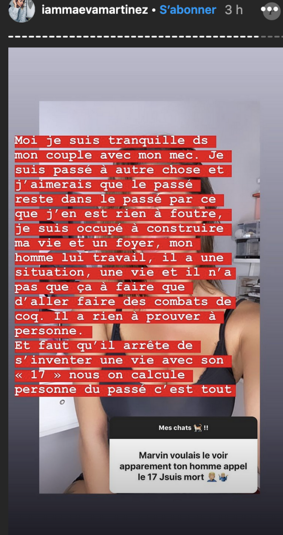 Maeva Martinez (Secret Story) se confie sur sa situation amoureuse sur Instagram, 11 décembre 2019